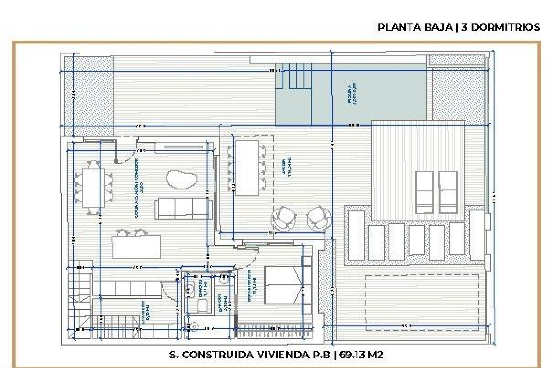 Nouvelle construction - Villa Individuelle - Torre Pacheco - Roldán