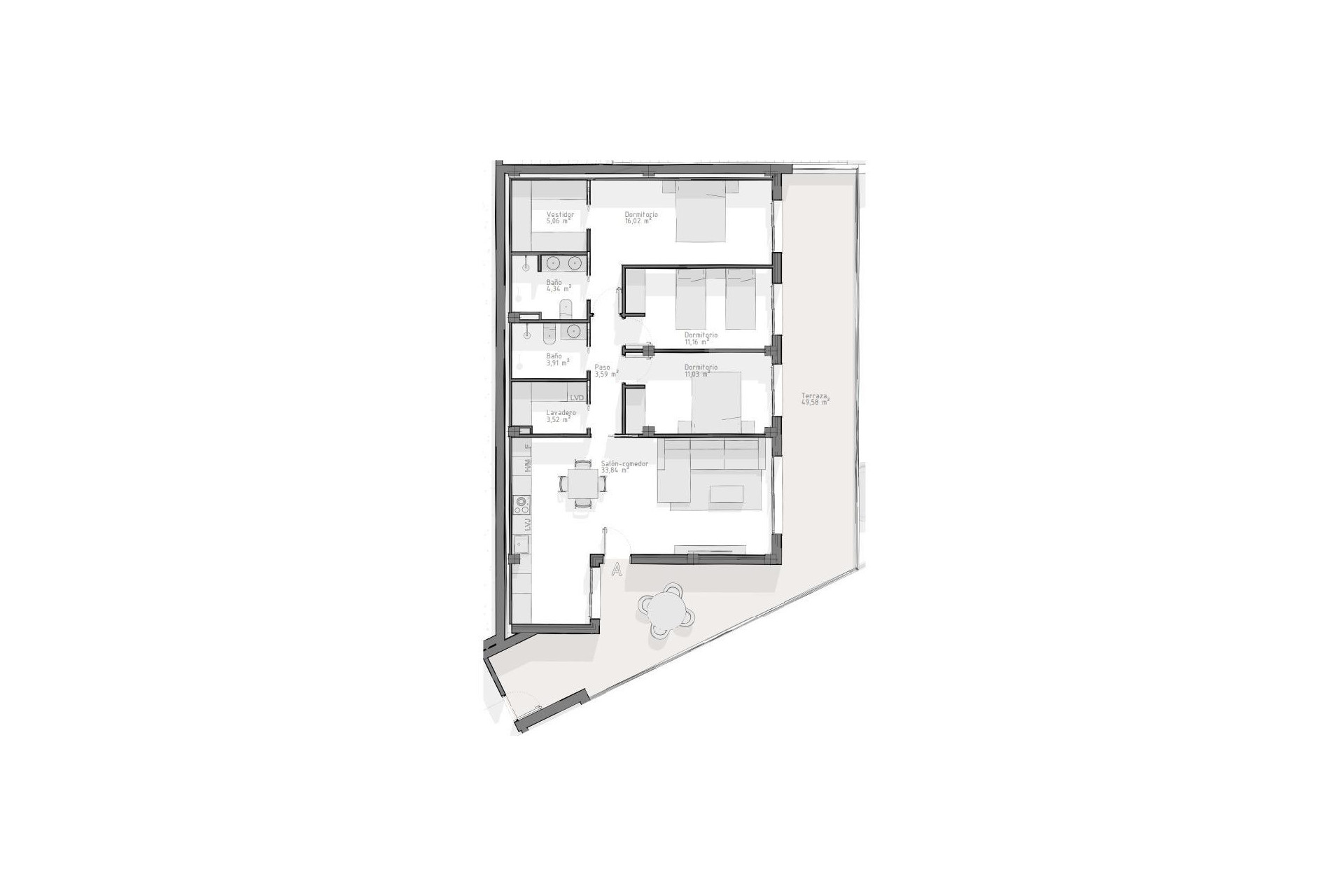 Obra nueva - Apartamento / Piso - Aguilas - Playa del Hornillo