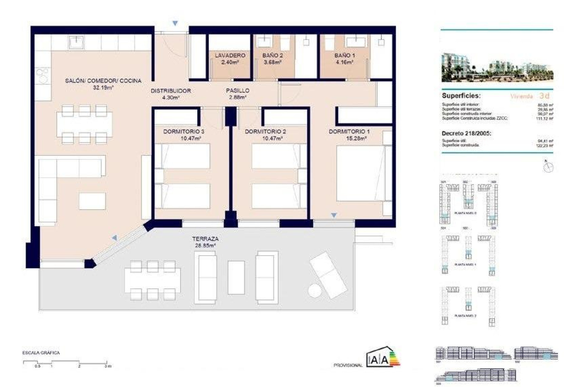 Obra nueva - Apartamento / Piso - Almerimar - 1ª Linea De Playa