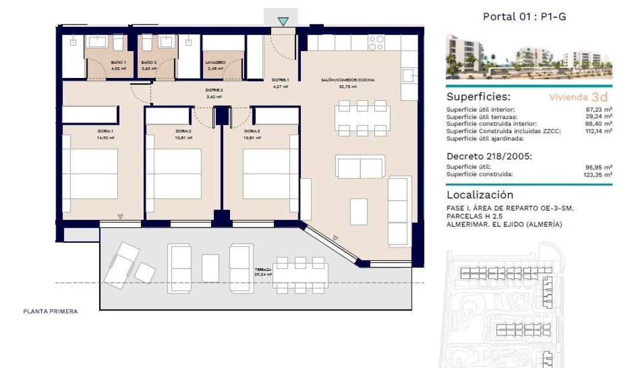 Obra nueva - Apartamento / Piso - Almerimar