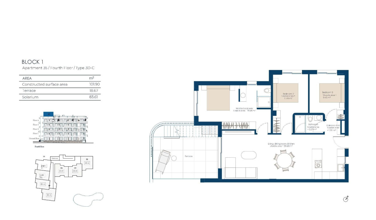 Obra nueva - Apartamento / Piso - Banos y Mendigo - El Valle Golf