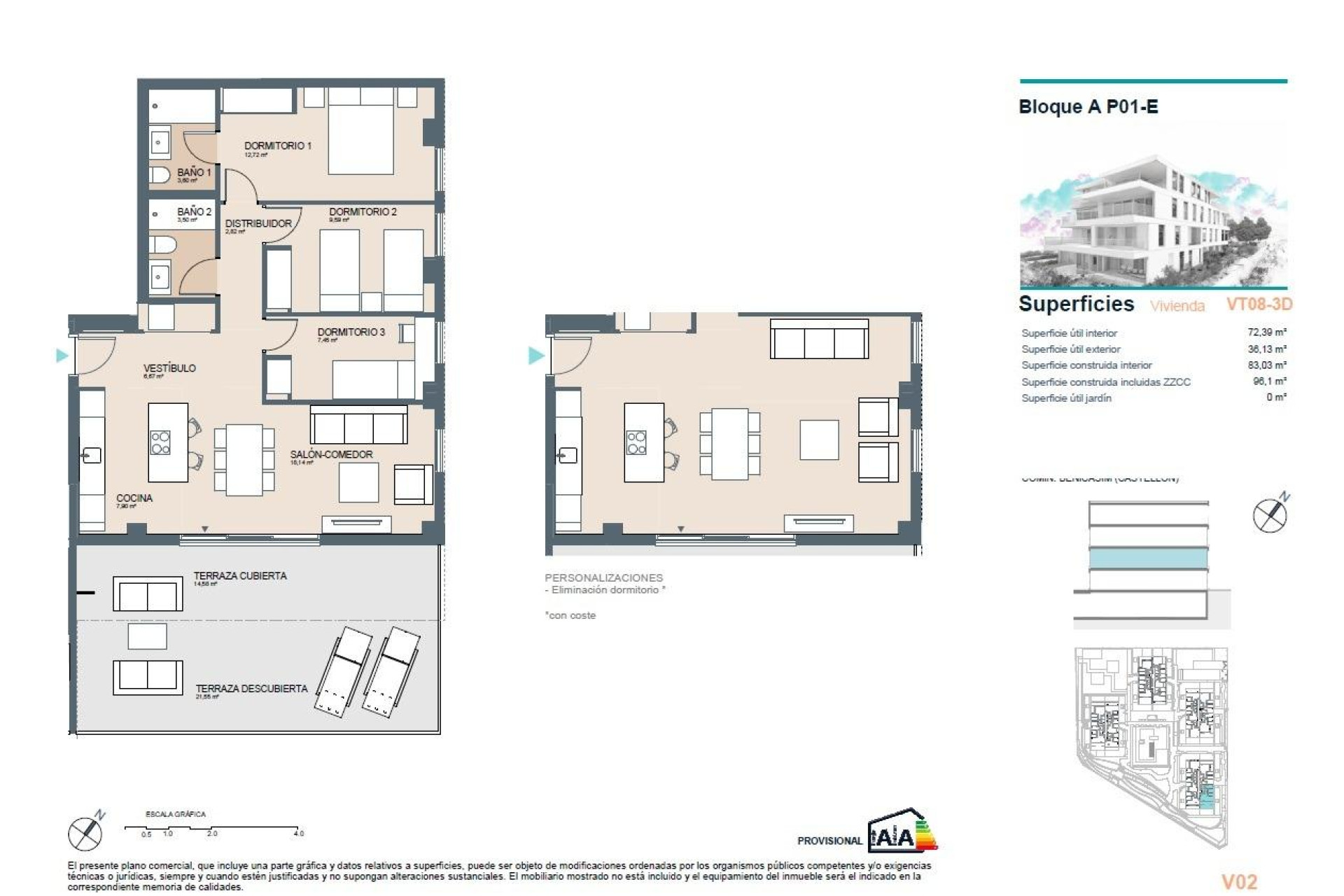 Obra nueva - Apartamento / Piso - Benicassim - Almadraba