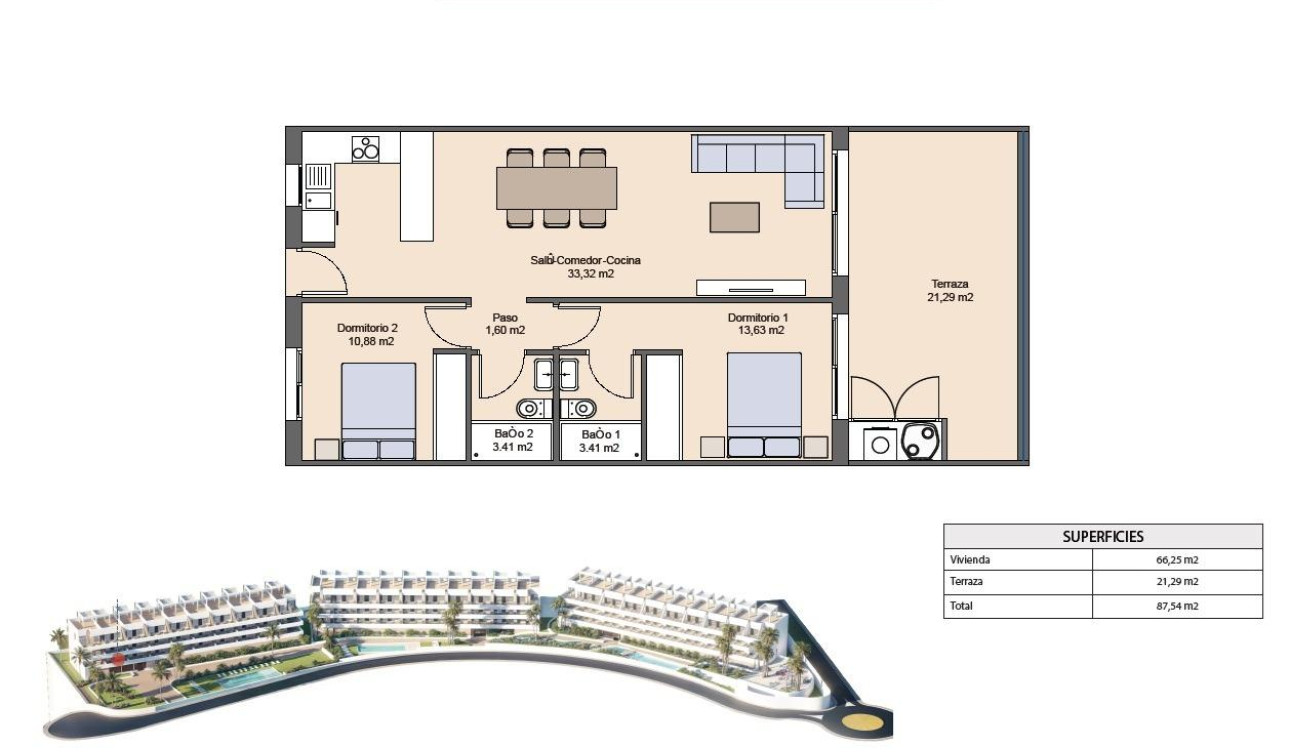Obra nueva - Apartamento / Piso - Finestrat - Balcón De Finestrat