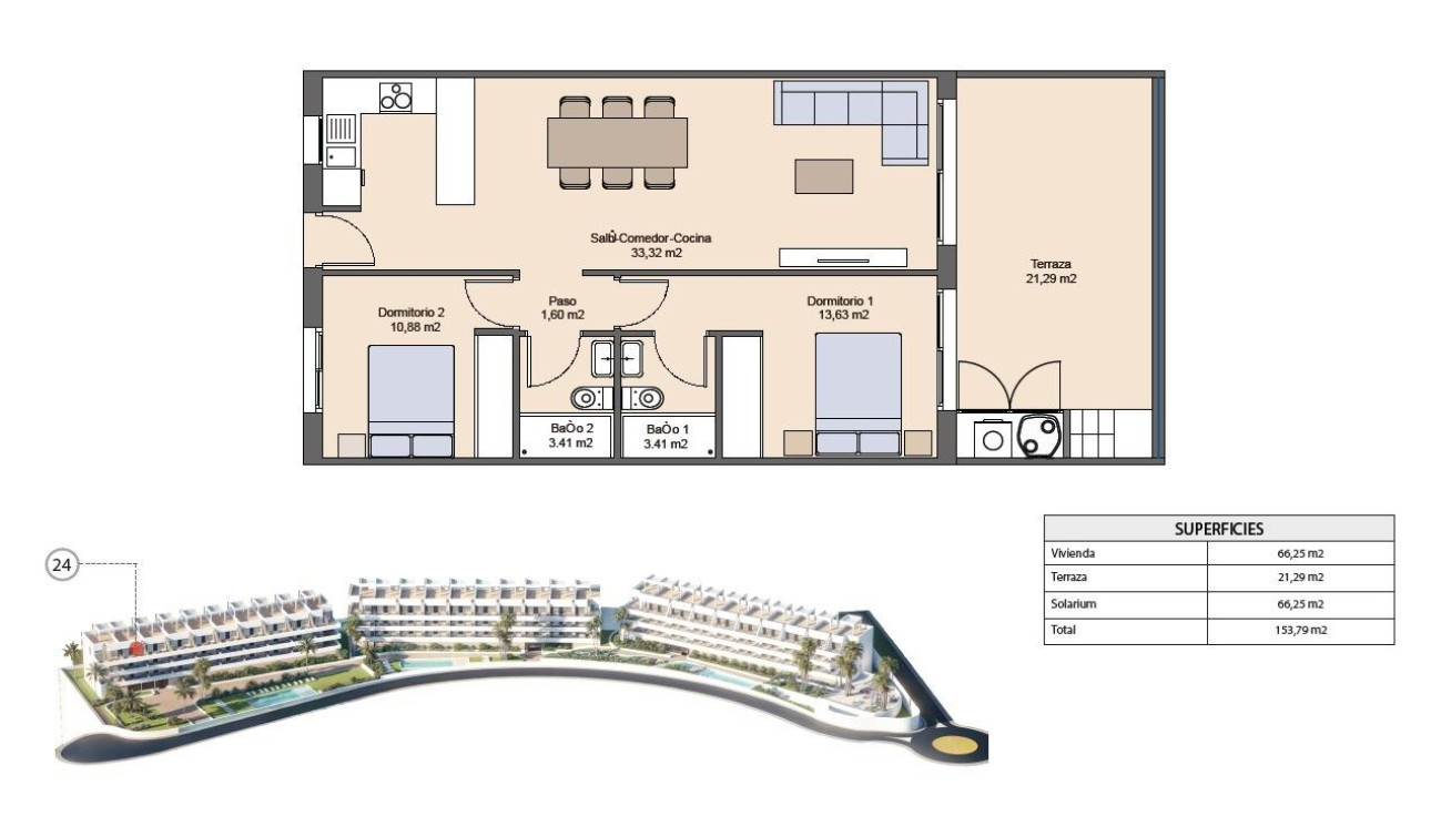 Obra nueva - Apartamento / Piso - Finestrat - Balcón De Finestrat