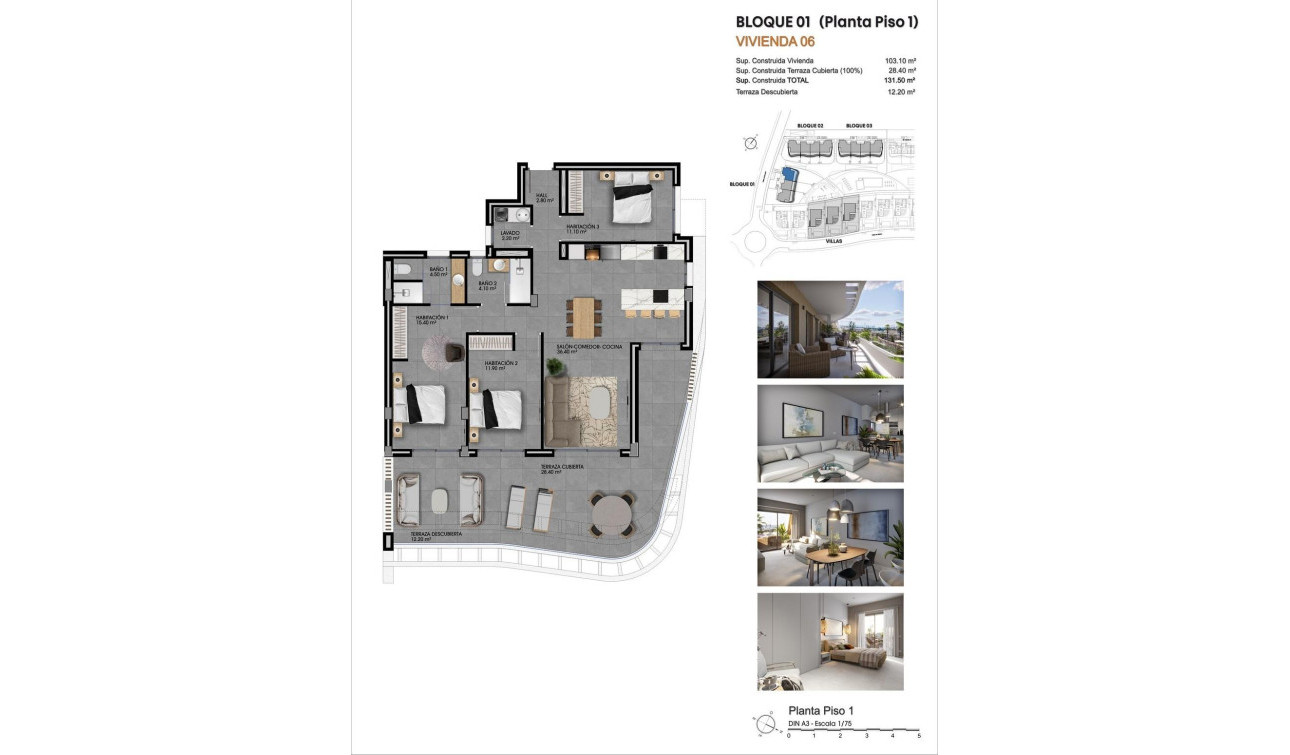 Obra nueva - Apartamento / Piso - Finestrat - Campana Garden