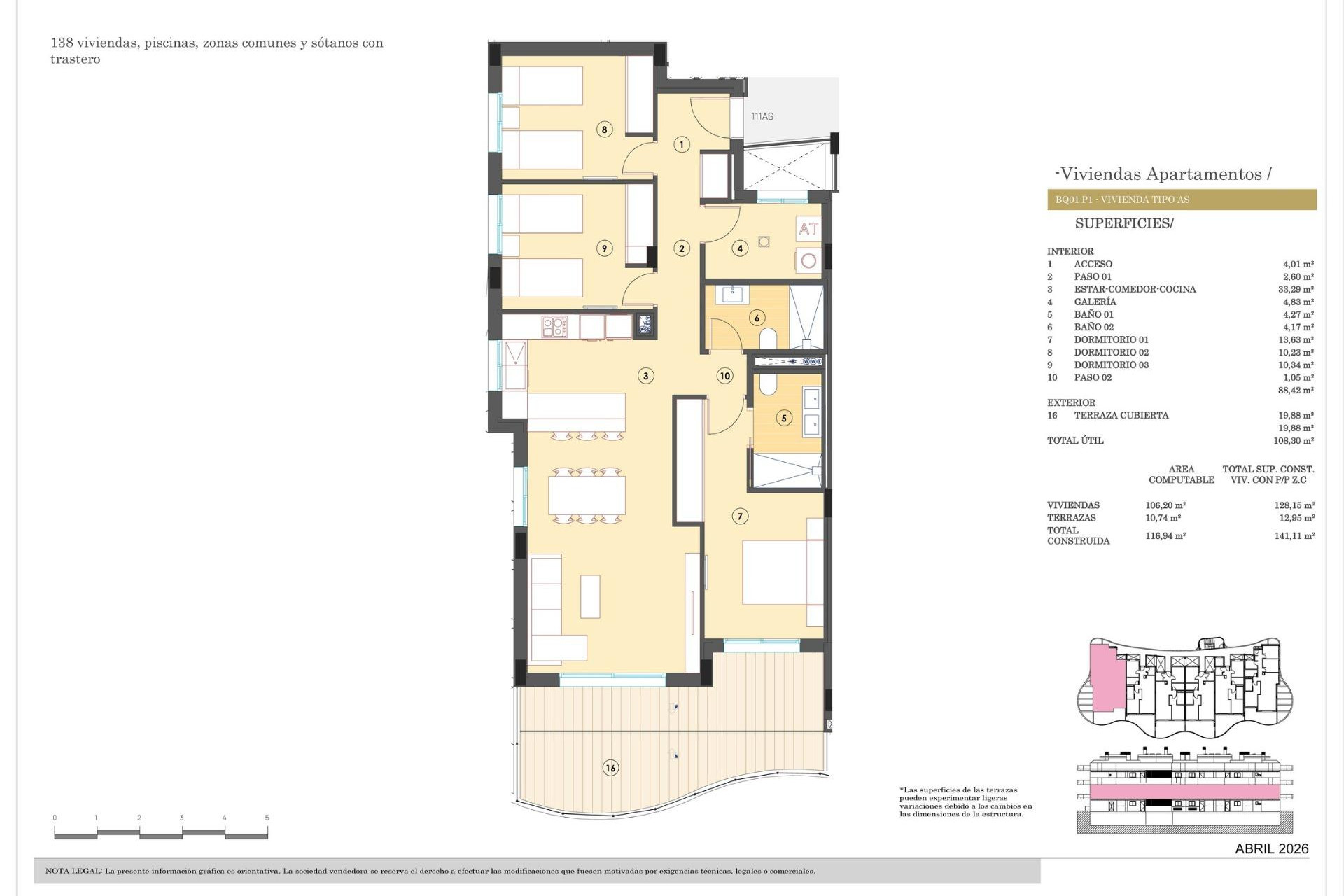 Obra nueva - Apartamento / Piso - Finestrat - Campana Garden