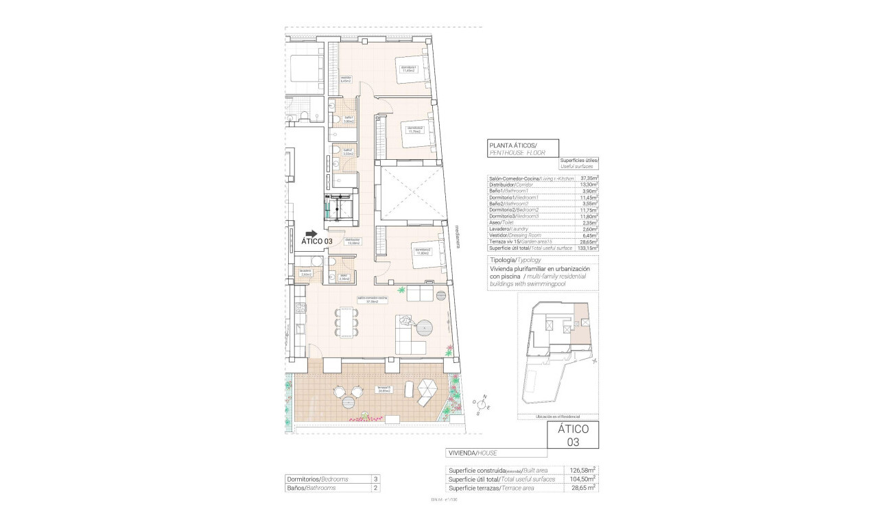 Obra nueva - Apartamento / Piso - Hondón de las Nieves - Pueblo
