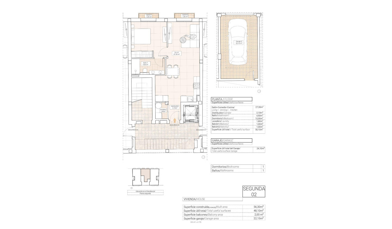 Obra nueva - Apartamento / Piso - Hondón de las Nieves - Pueblo