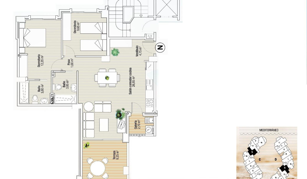 Obra nueva - Apartamento / Piso - La Manga del Mar Menor - La Manga Del Mar Menor