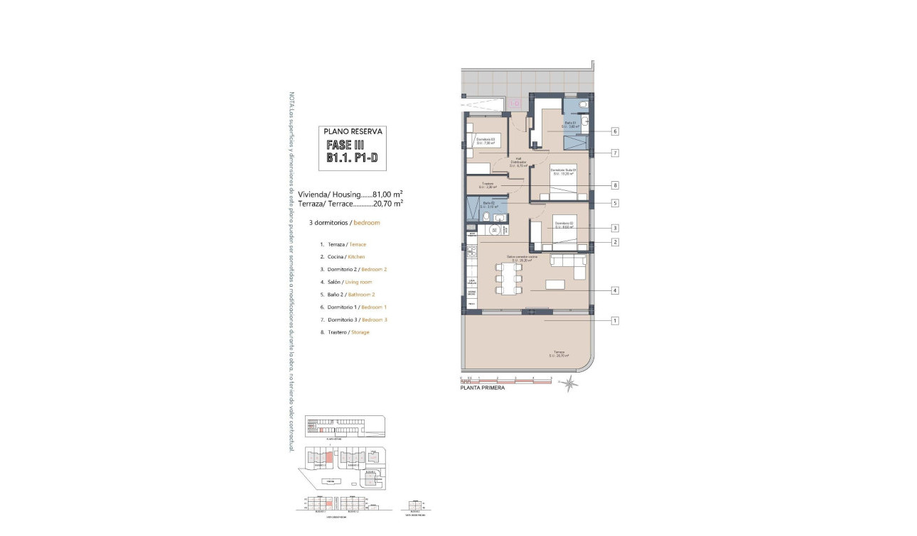 Obra nueva - Apartamento / Piso - Los Alcazares - La Serena Golf