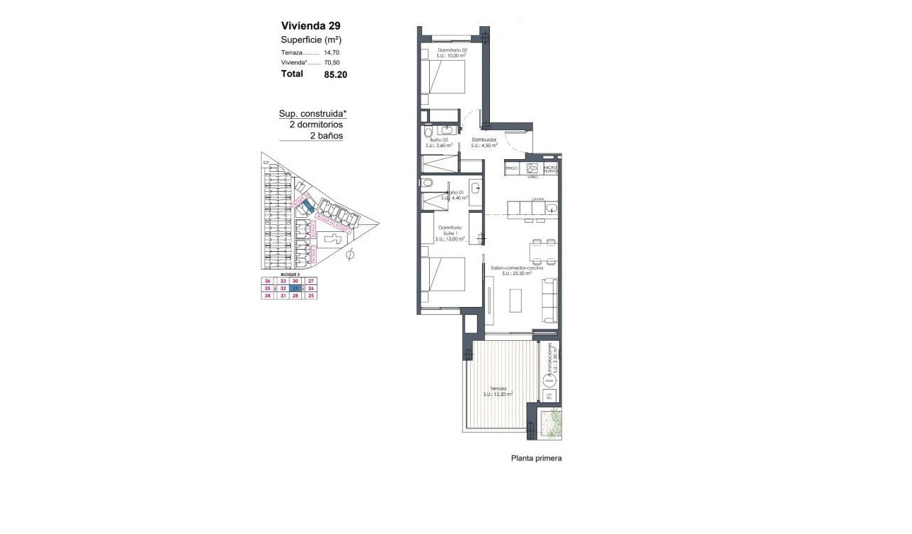 Obra nueva - Apartamento / Piso - Los Alcazares - Serena Golf
