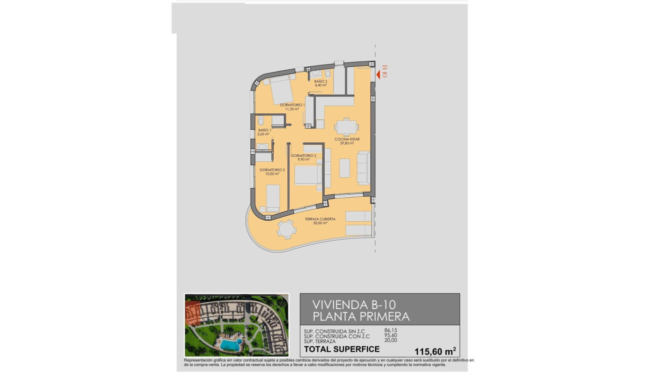 Obra nueva - Apartamento / Piso - Los Alcazares - Serena Golf