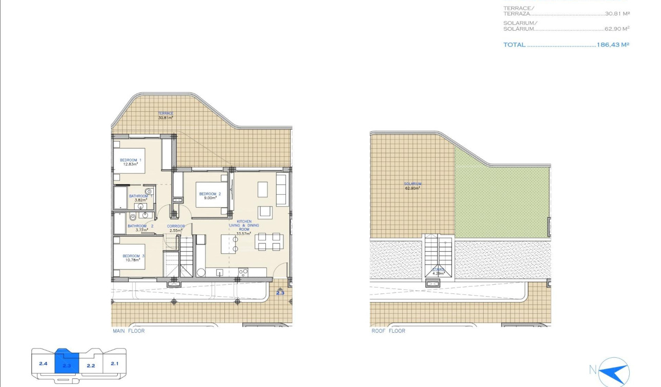 Obra nueva - Apartamento / Piso - Los Alcazares - Serena Golf