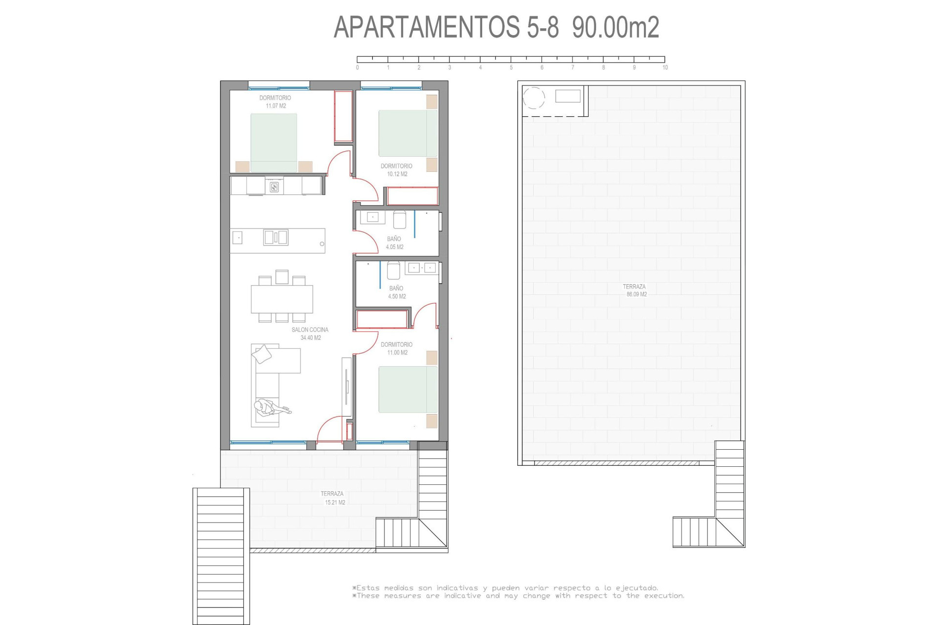 Obra nueva - Apartamento / Piso - Pilar de la Horadada - Parque del Mediterraneo