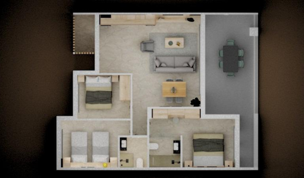 Obra nueva - Apartamento / Piso - Pilar de la Horadada - Playa de las Higuericas