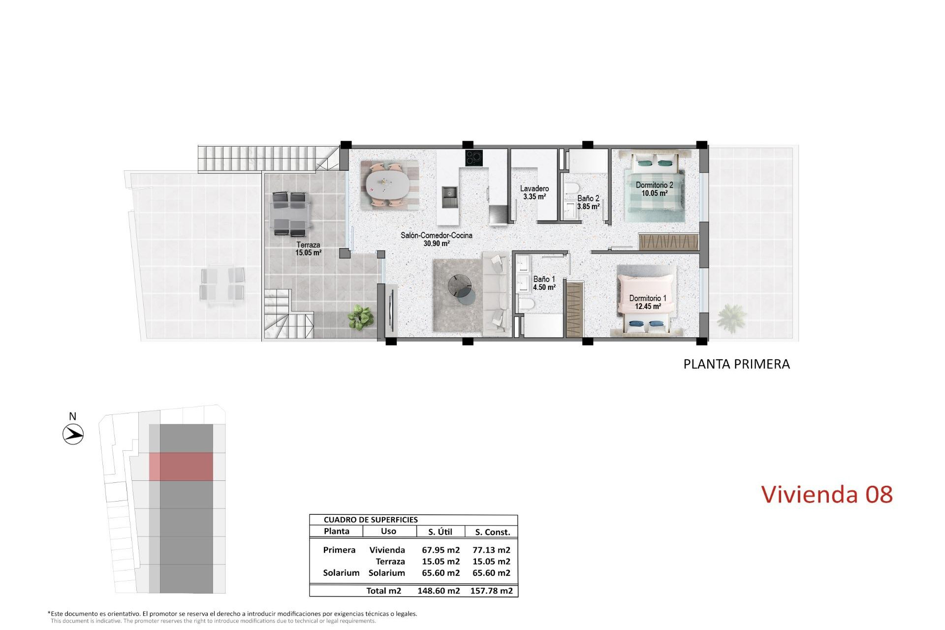 Obra nueva - Apartamento / Piso - Pilar de la Horadada - pueblo