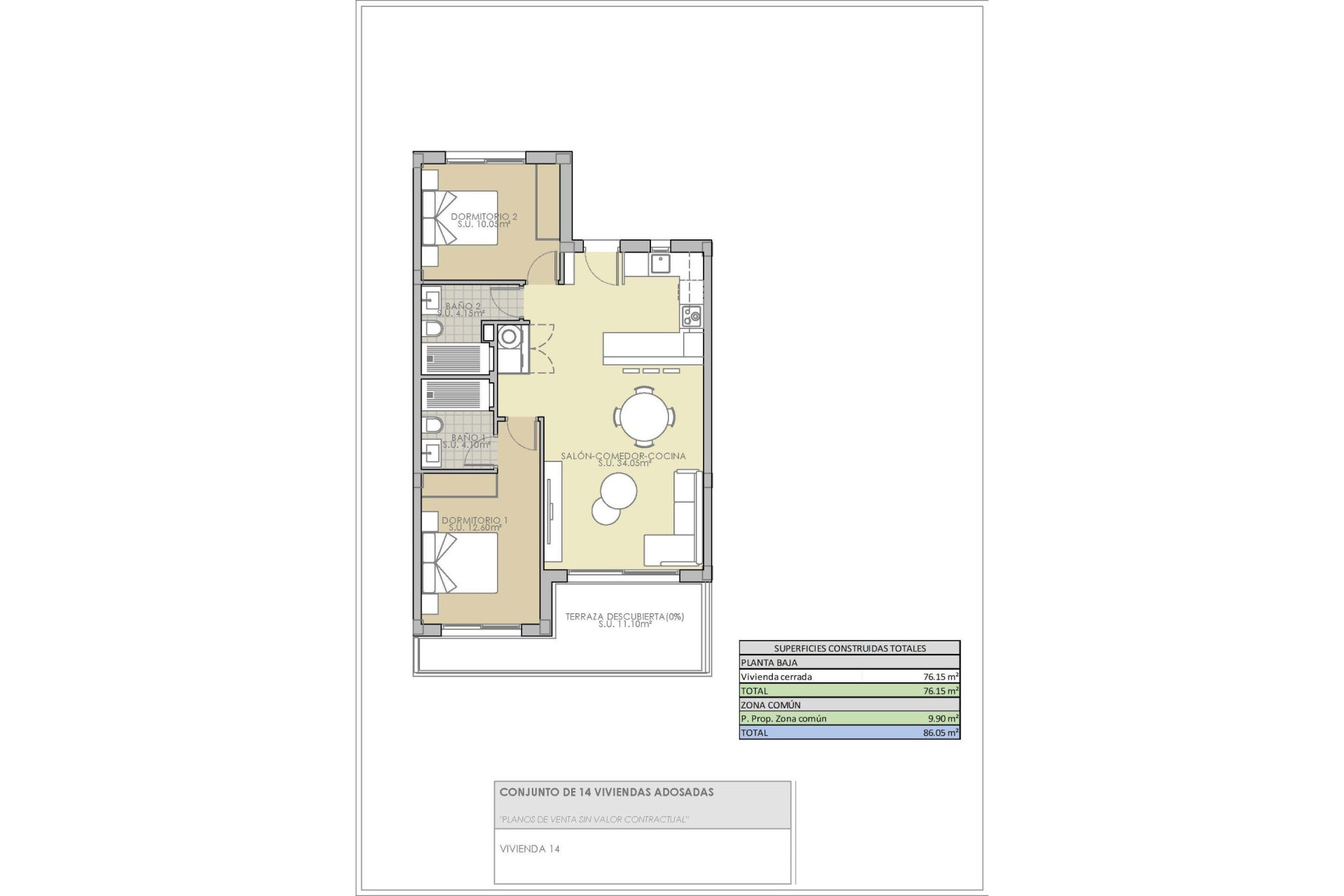 Obra nueva - Apartamento / Piso - Rojales - Pueblo