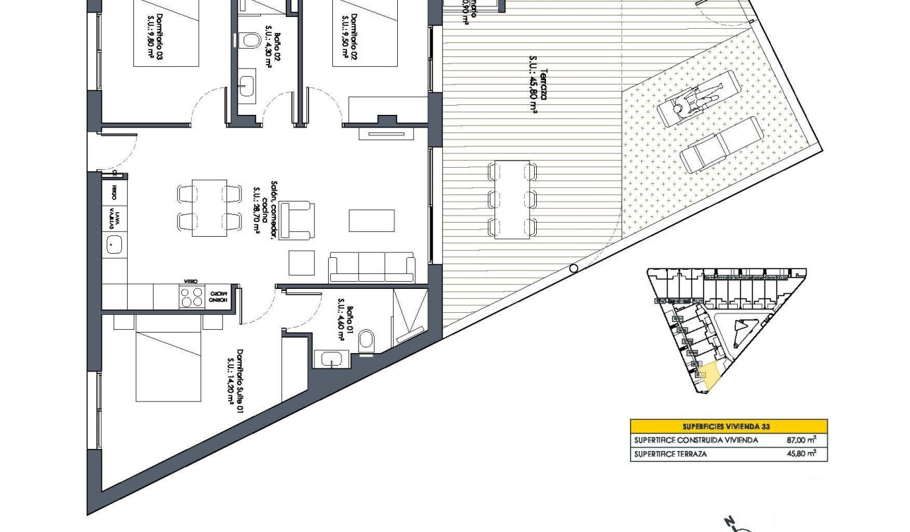 Obra nueva - Apartamento / Piso - San Fulgencio - Pueblo