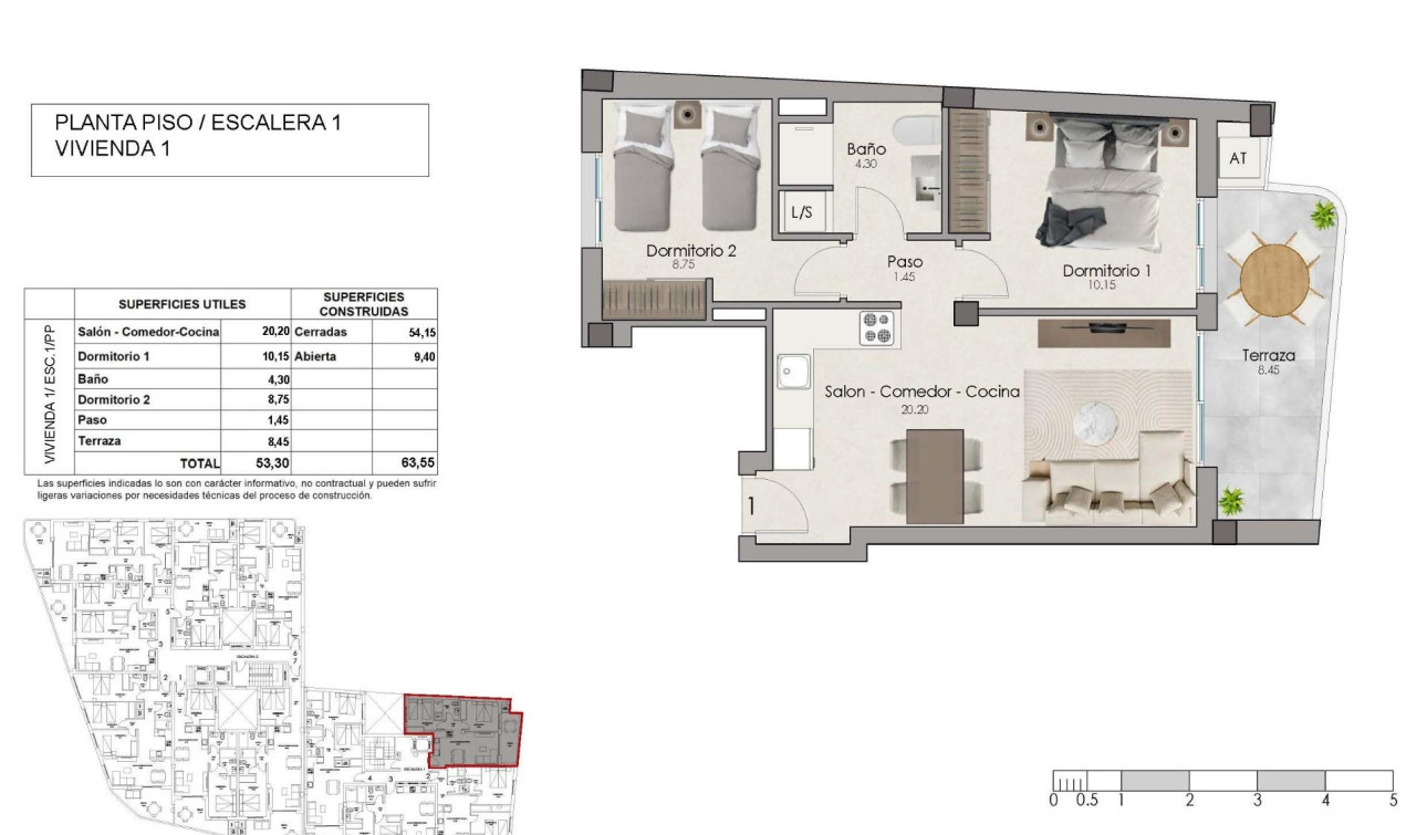Obra nueva - Apartamento / Piso - Santa Pola - Estacion de autobuses