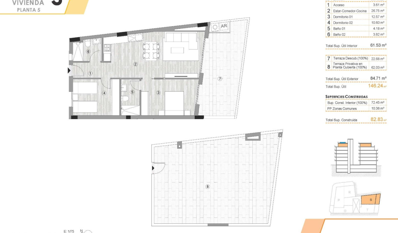 Obra nueva - Apartamento / Piso - Torrevieja - Centro
