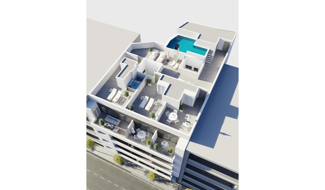 Obra nueva - Apartamento / Piso - Torrevieja - Centro