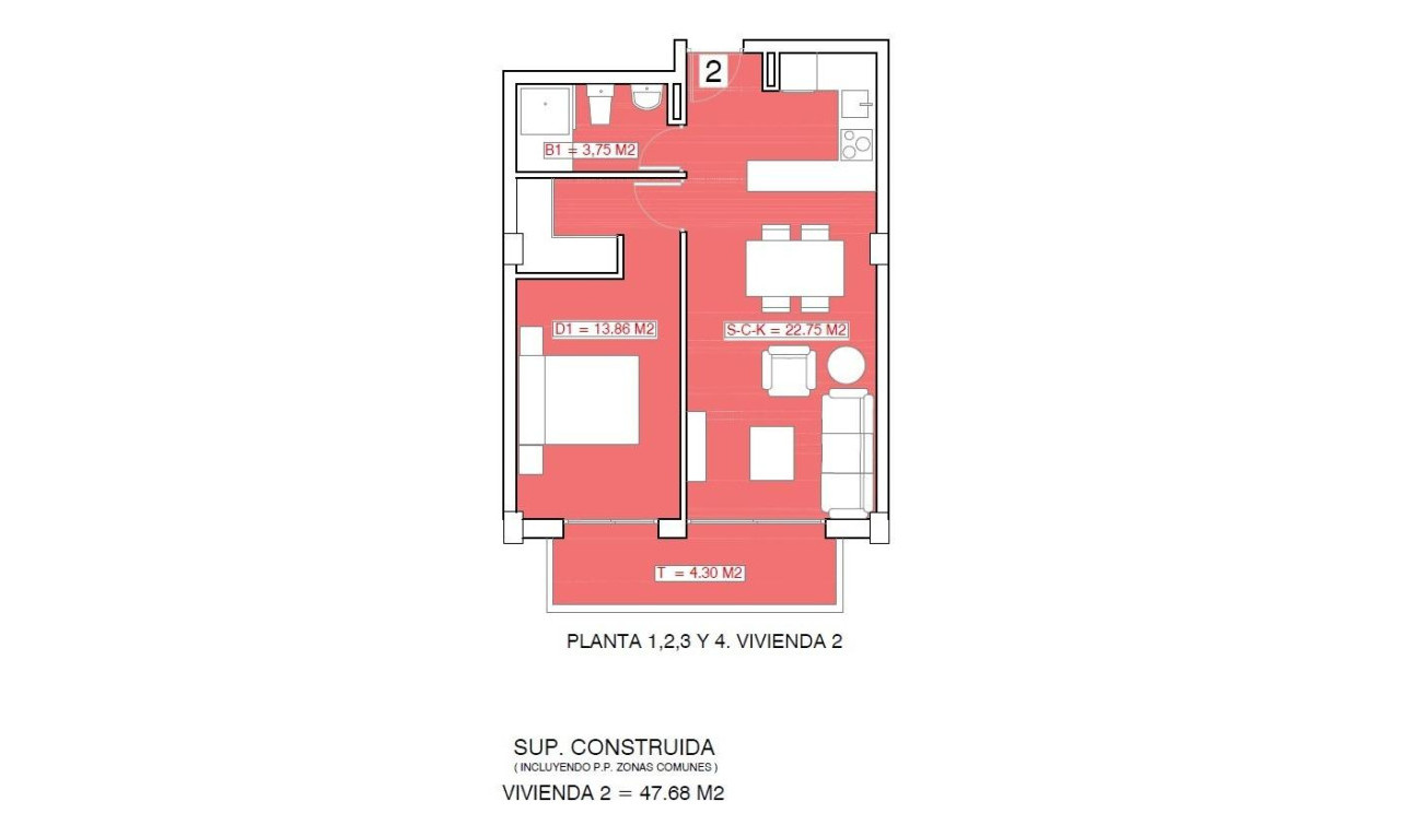 Obra nueva - Apartamento / Piso - Torrevieja - Playa El Acequión