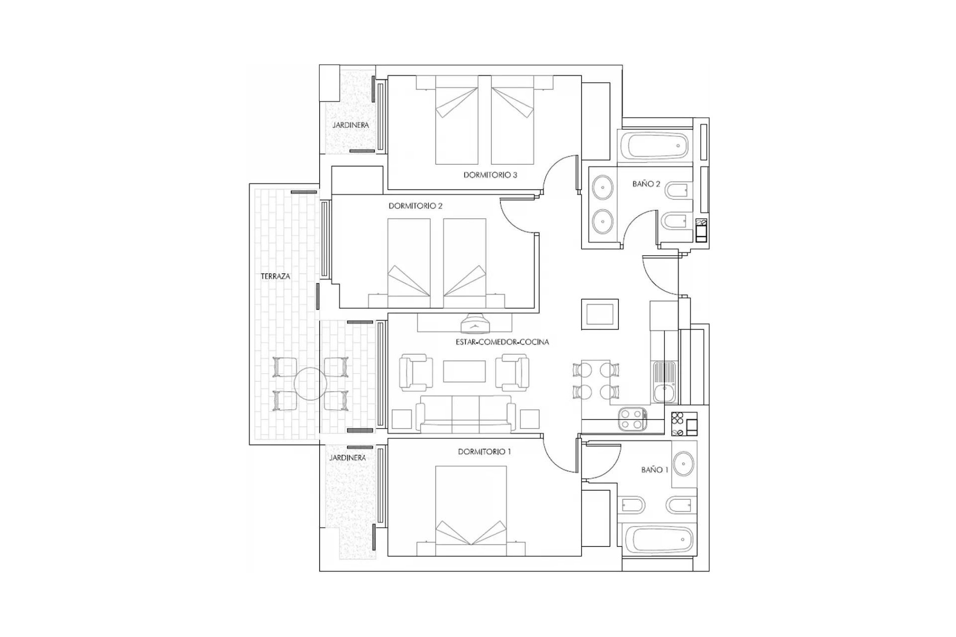 Obra nueva - Apartamento / Piso - Vera - Puerto del Rey