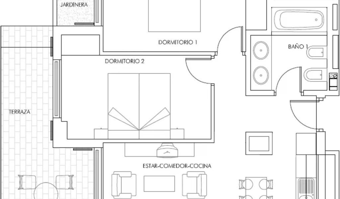Obra nueva - Apartamento / Piso - Vera - Puerto del Rey
