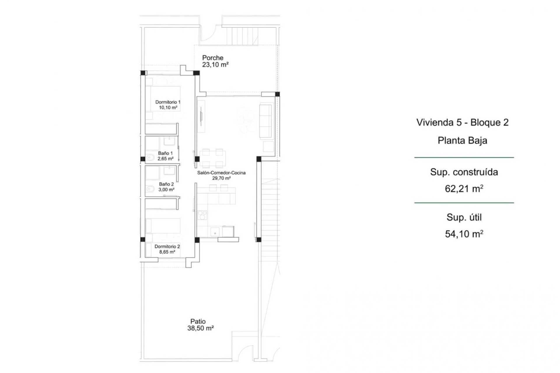 Obra nueva - Bungalow - Orihuela Costa - PAU 26