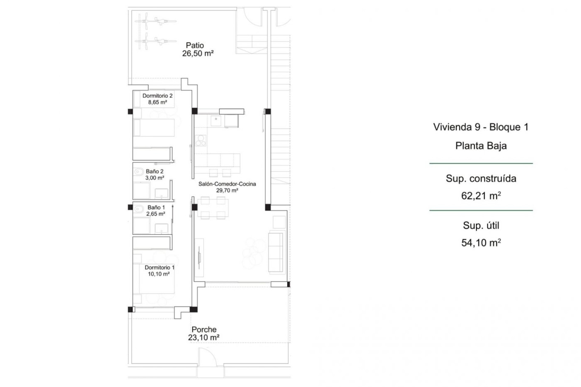 Obra nueva - Bungalow - Orihuela Costa - PAU 26