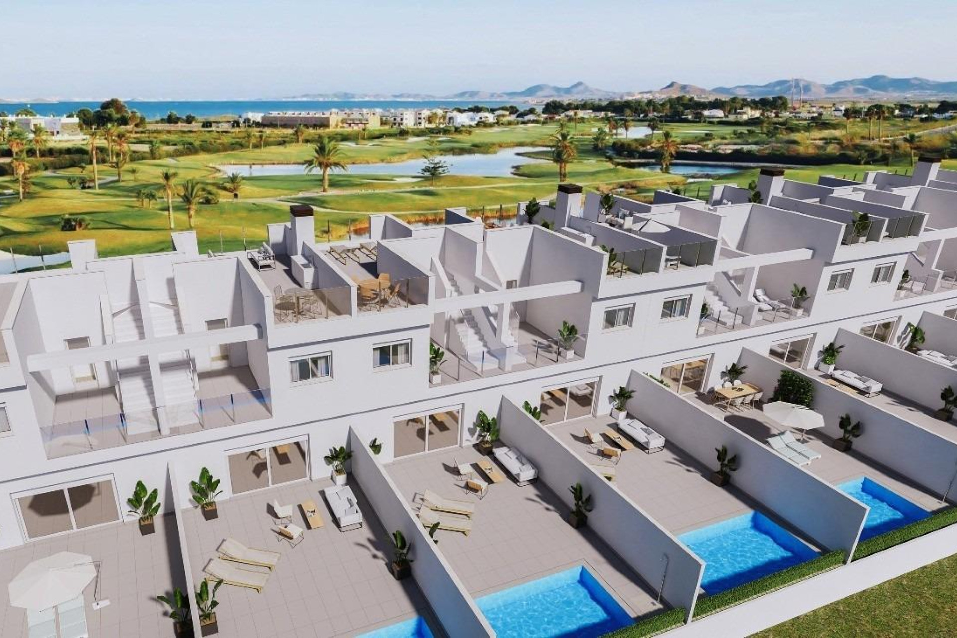 Obra nueva - Casa de Pueblo - Los Alcazares - Serena Golf