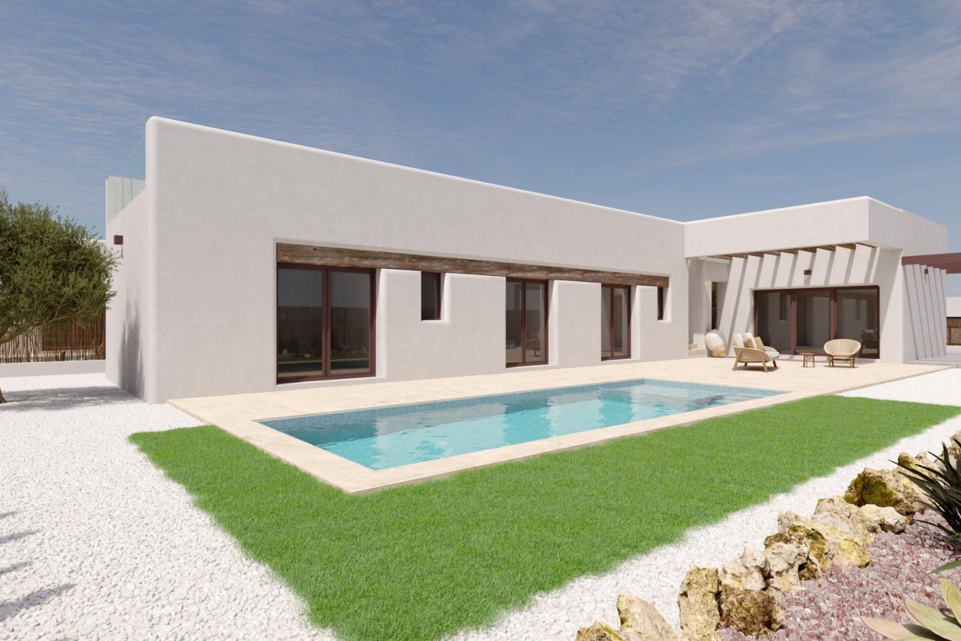 Obra nueva - Villa independiente - Algorfa - La Finca Golf