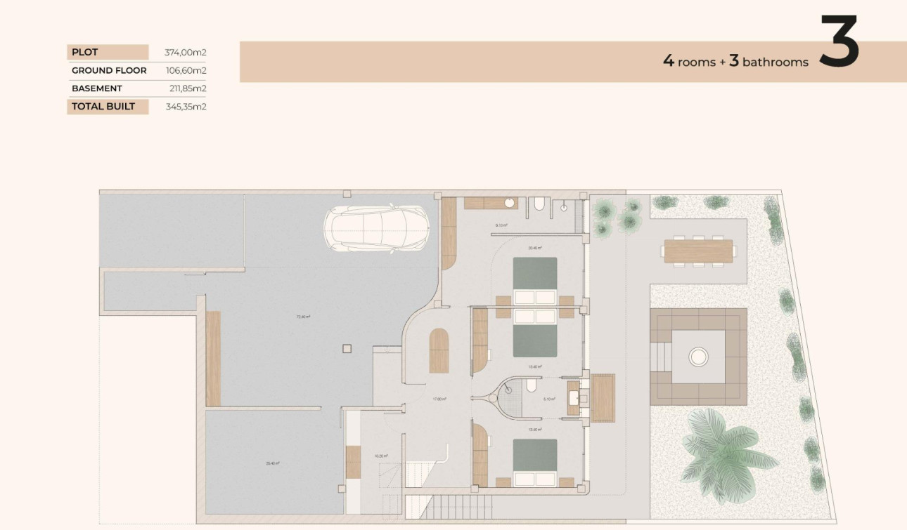 Obra nueva - Villa independiente - Algorfa - La Finca Golf