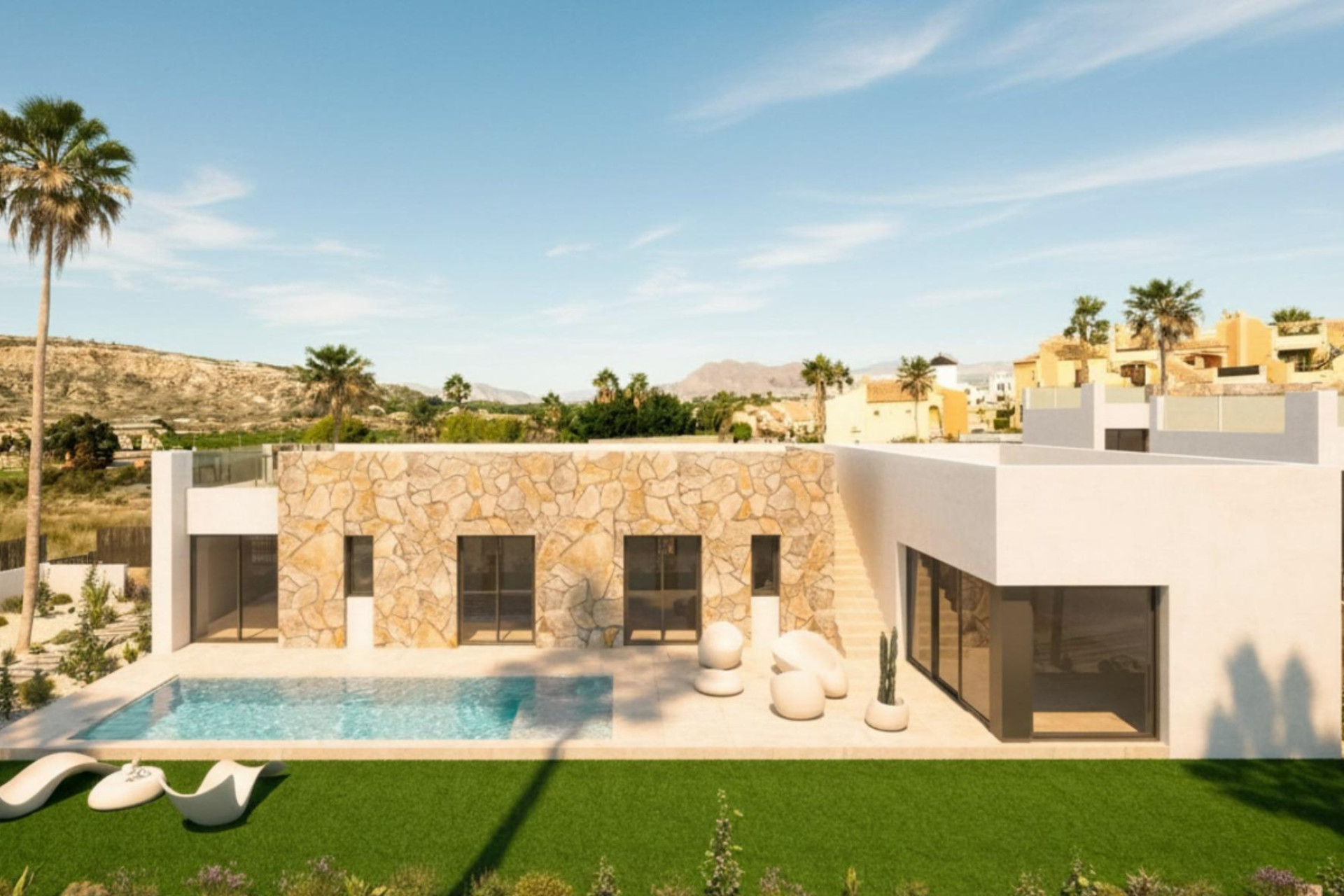 Obra nueva - Villa independiente - Algorfa - La Finca Golf