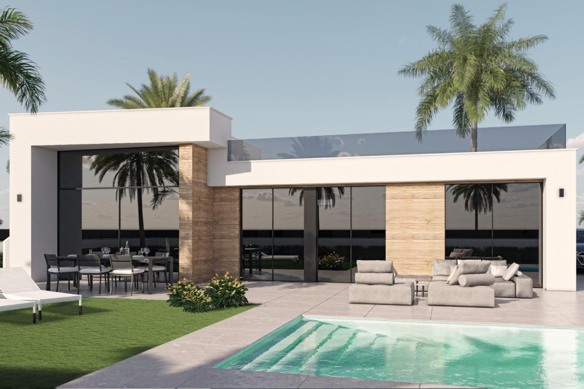 Obra nueva - Villa independiente - Alhama De Murcia - Condado De Alhama
