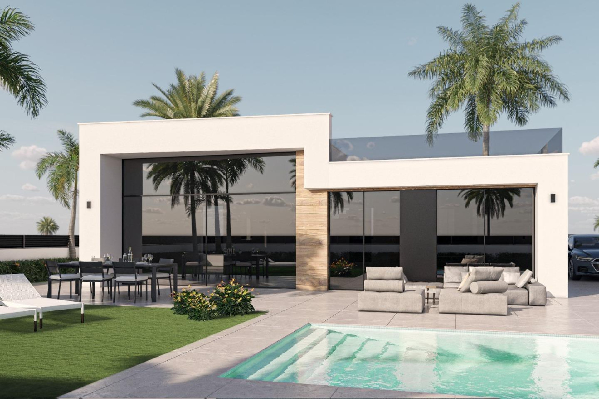 Obra nueva - Villa independiente - Alhama De Murcia - Condado De Alhama