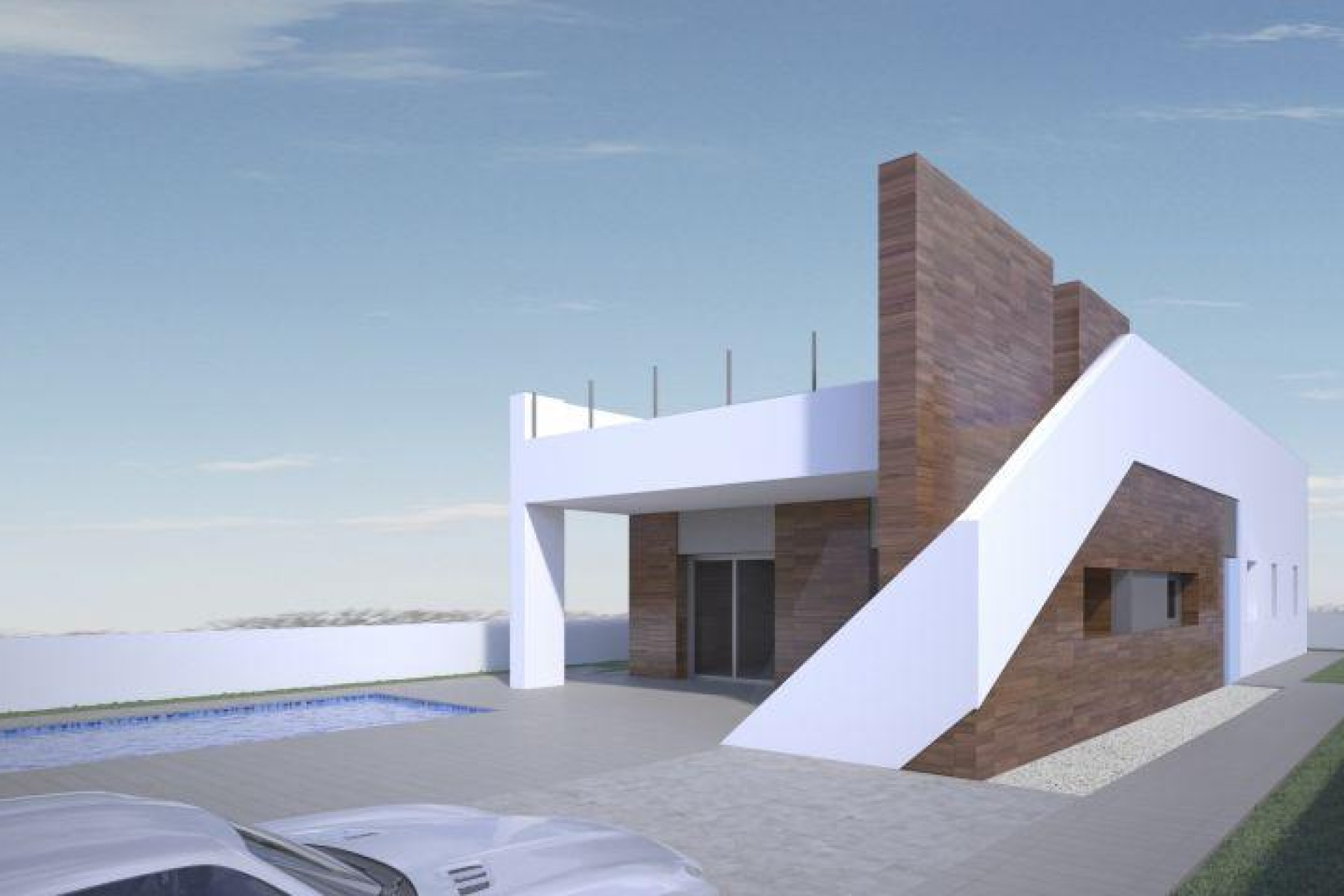 Obra nueva - Villa independiente - Aspe - Centro