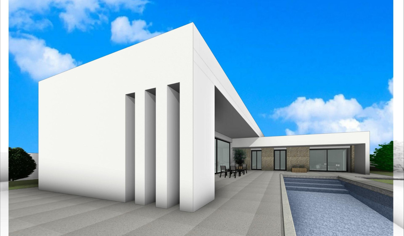 Obra nueva - Villa independiente - Aspe - Poligono 19