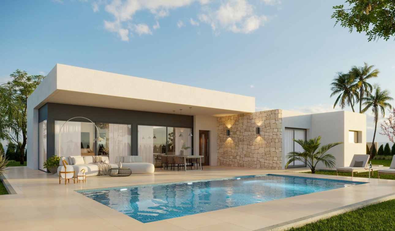 Obra nueva - Villa independiente - Aspe - Poligono 19