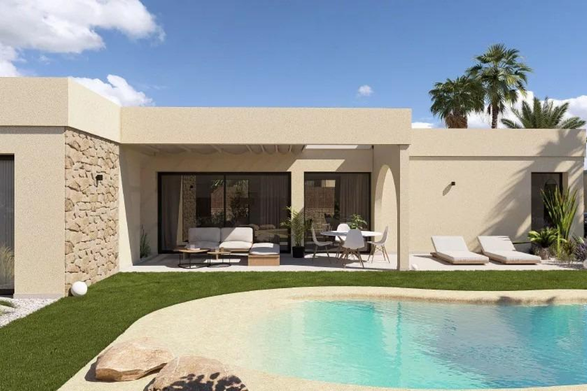 Obra nueva - Villa independiente - Banos y Mendigo - Altaona Golf