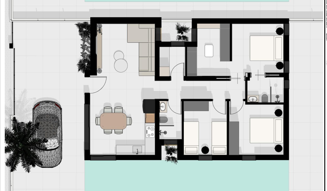 Obra nueva - Villa independiente - Benijofar - Urb. Monteazul