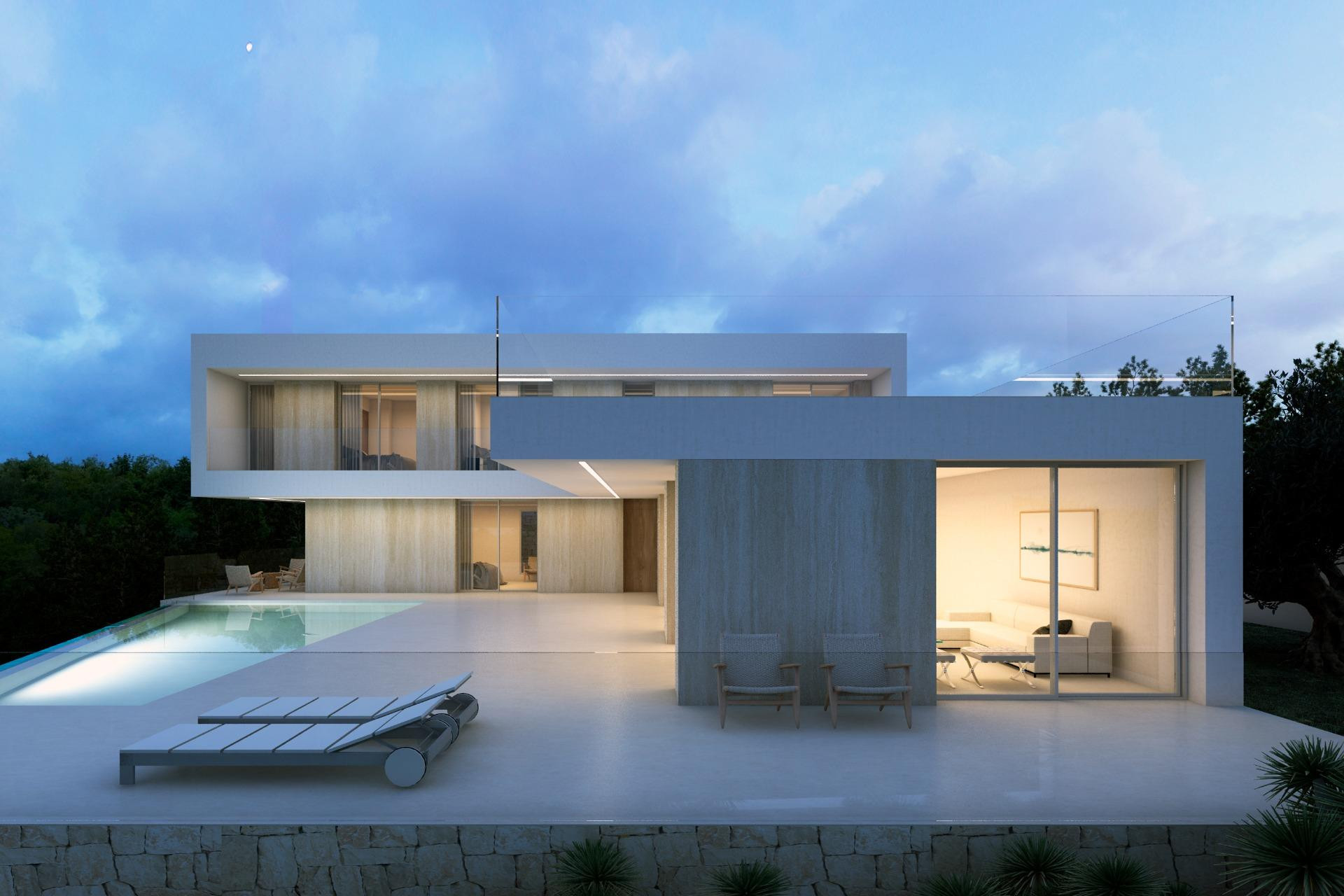 Obra nueva - Villa independiente - Benissa - Cala La Fustera