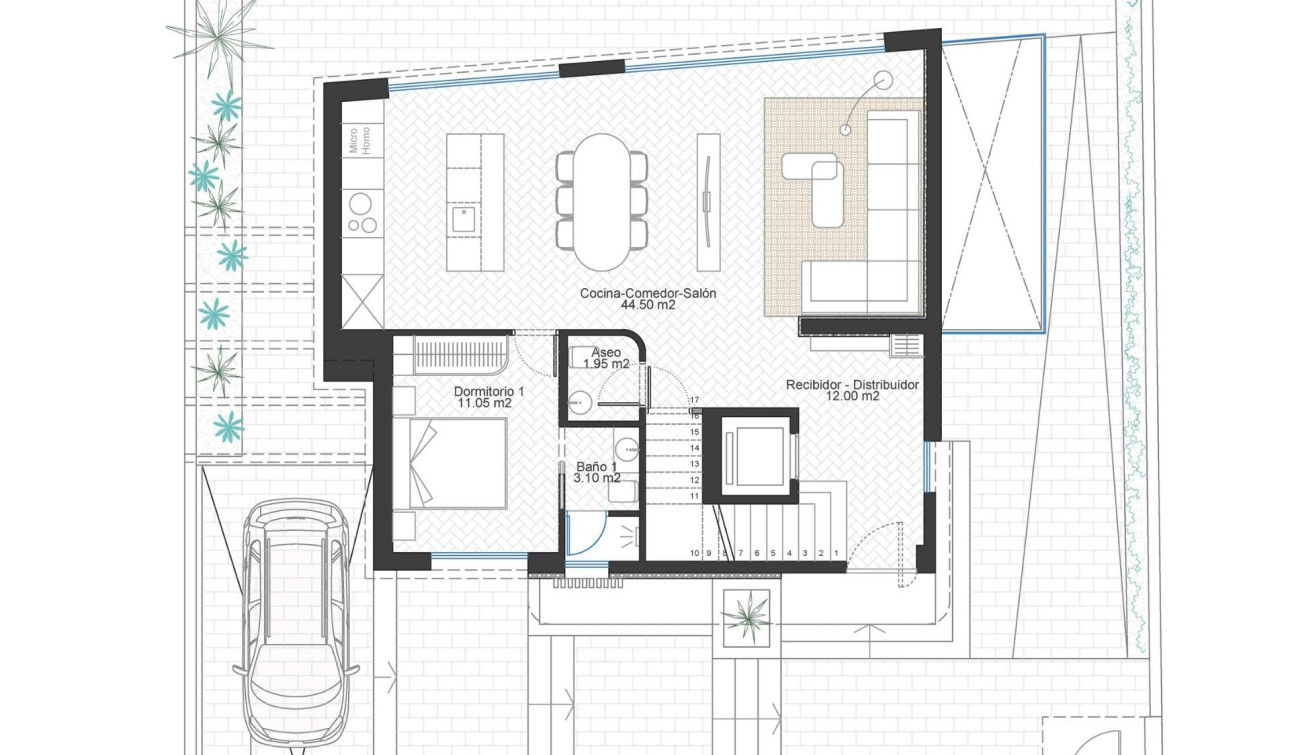 Obra nueva - Villa independiente - Cabo de Palos - Cala Flores