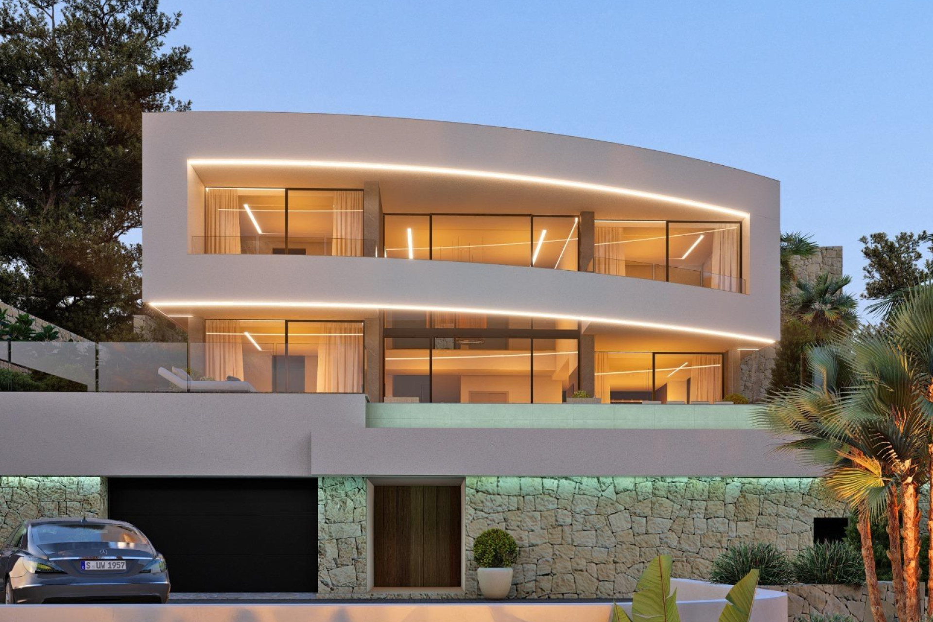 Obra nueva - Villa independiente - Calpe - Empedrola