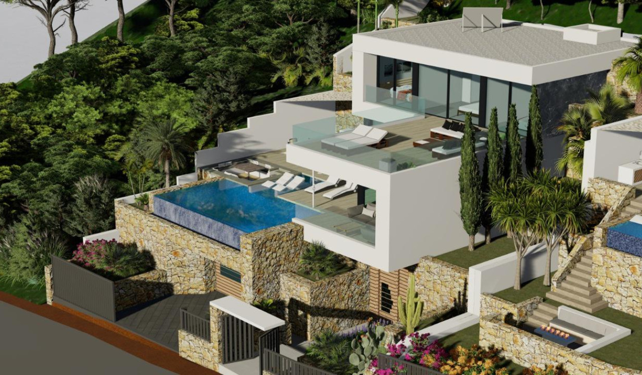 Obra nueva - Villa independiente - Calpe - Maryvilla