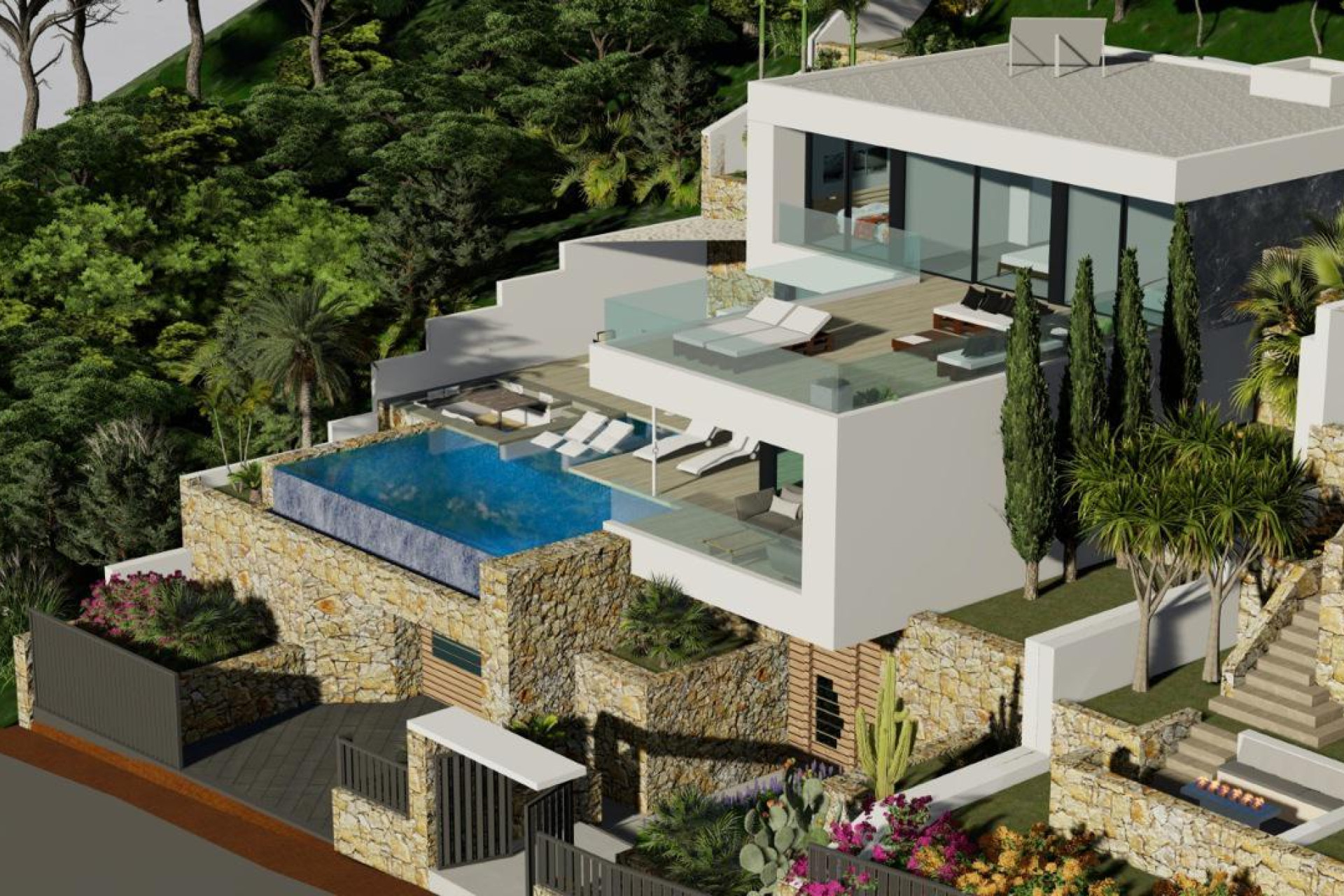 Obra nueva - Villa independiente - Calpe - Maryvilla