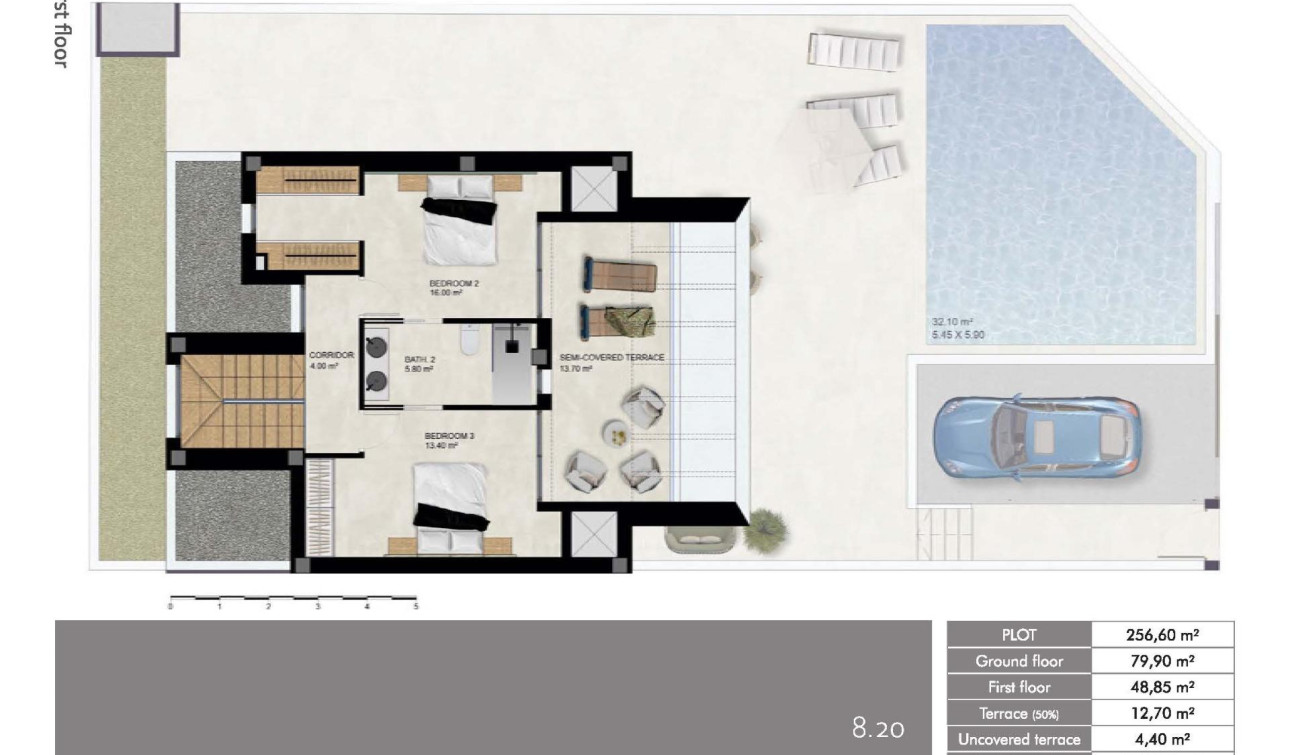 Obra nueva - Villa independiente - Dolores - Sector 3