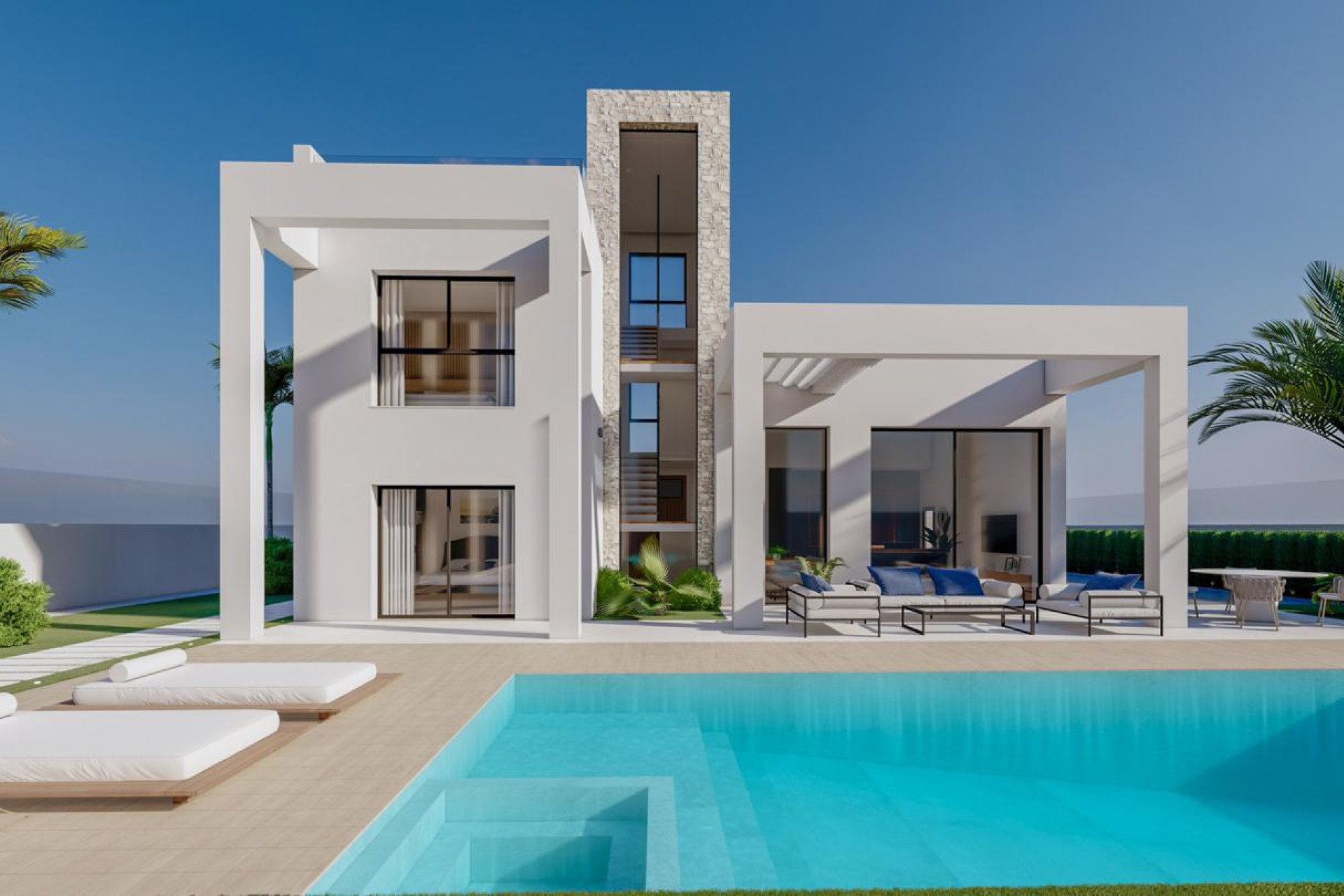 Obra nueva - Villa independiente - Finestrat - Campana Garden