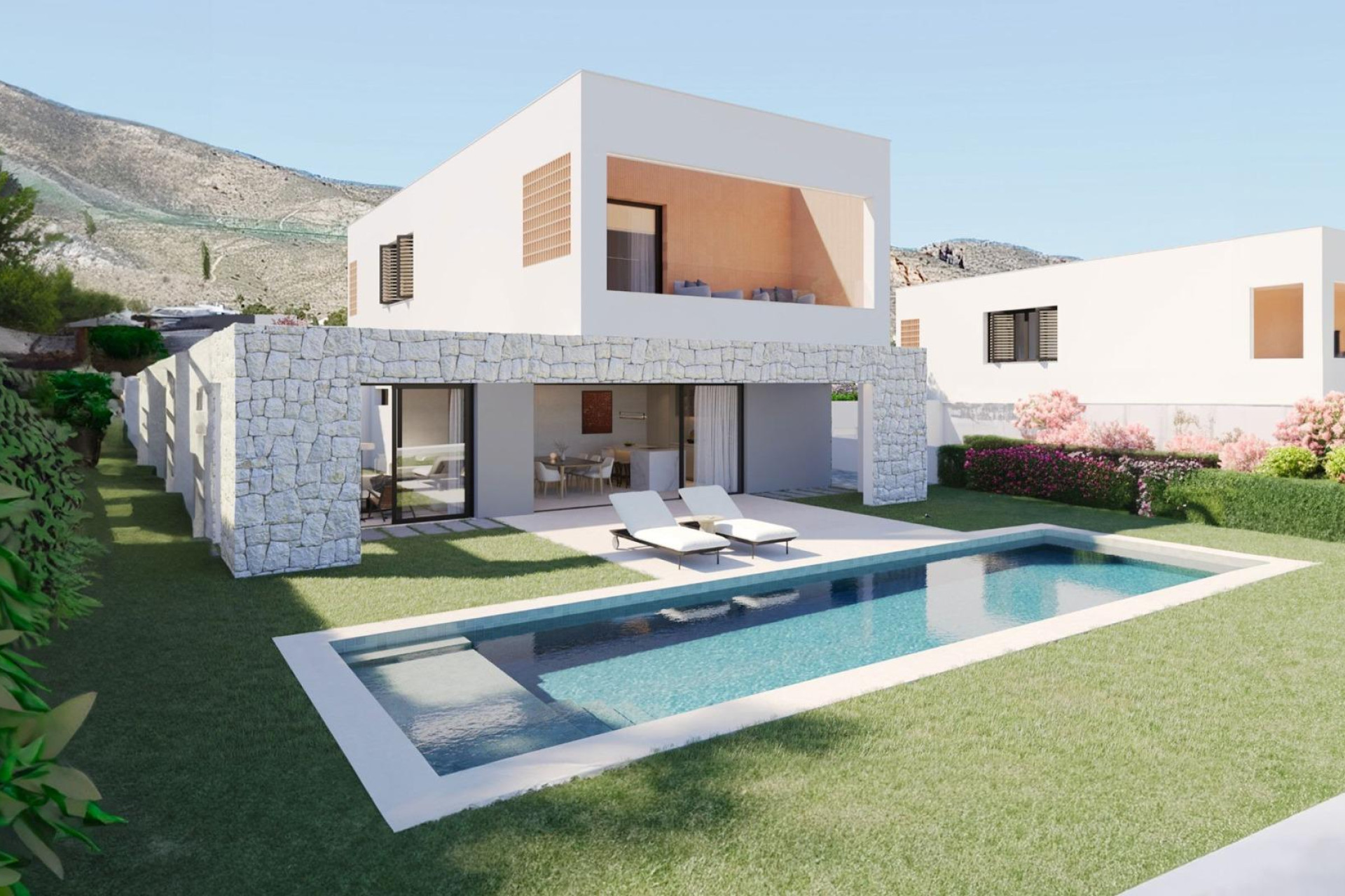 Obra nueva - Villa independiente - Finestrat - Campana Garden