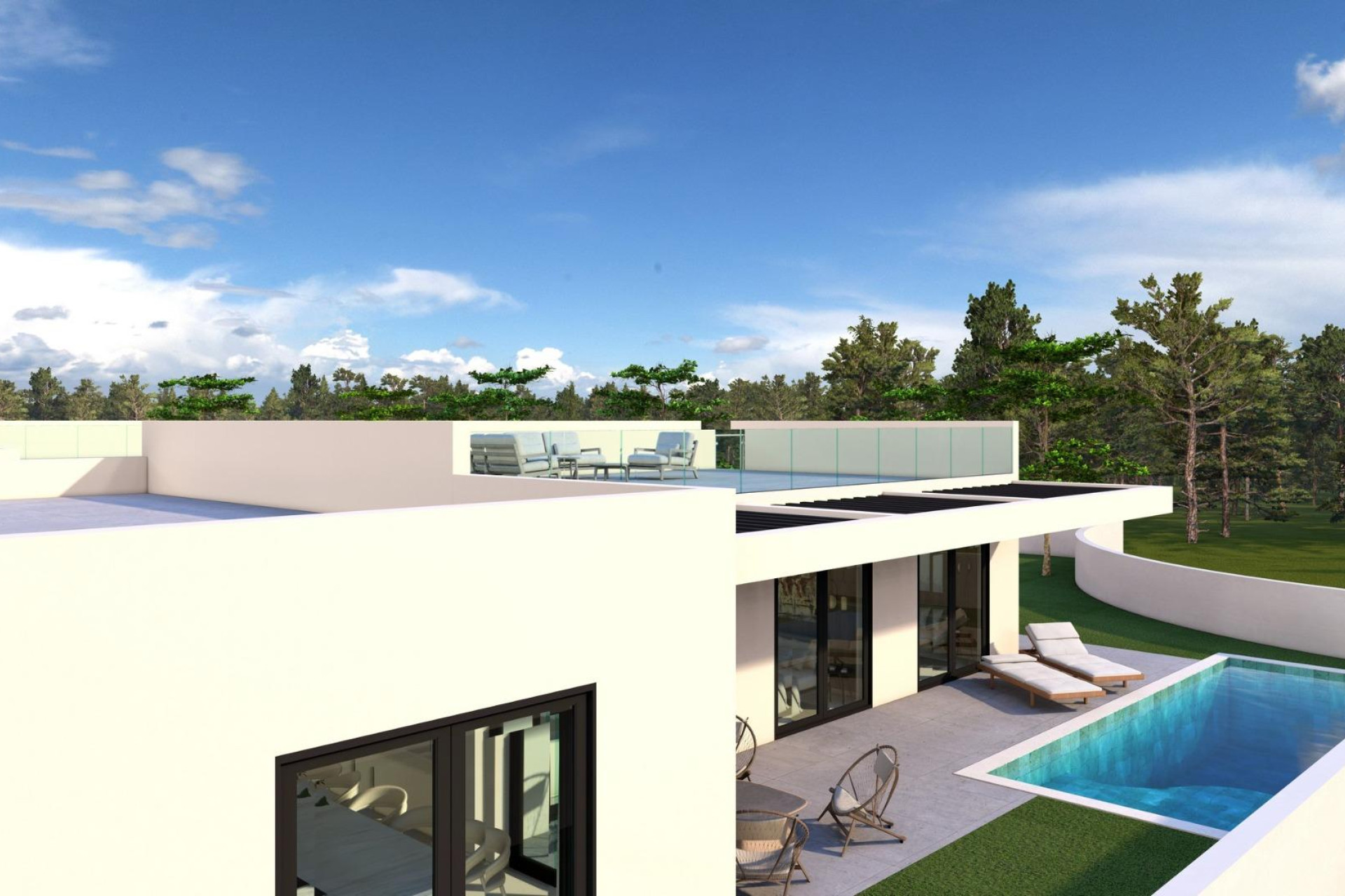 Obra nueva - Villa independiente - Finestrat - Golf Bahia